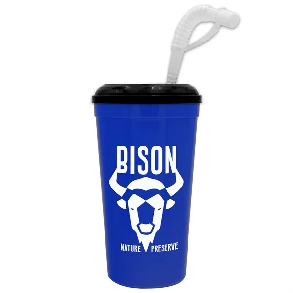 Stadium cup, 32 oz. with Lid and Straw BPA free.... from ASI 40480 Koozie Group