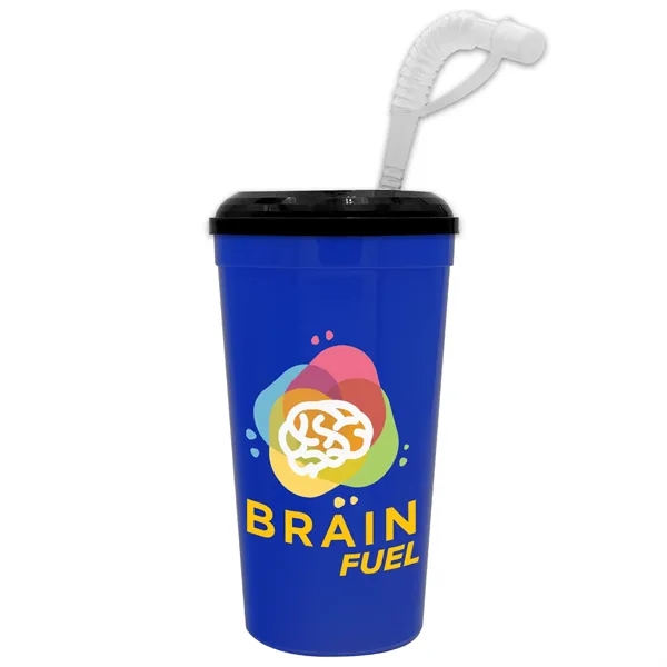Stadium cup, 32 oz. with Lid and Straw BPA free.... from ASI 40480 Koozie Group