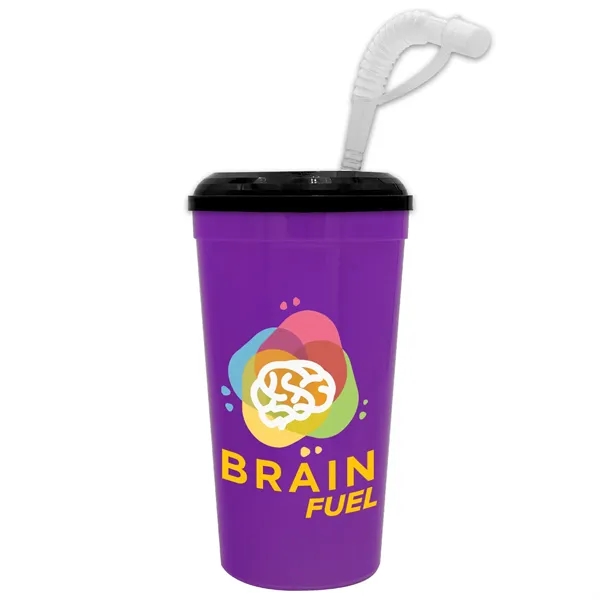 Stadium cup, 32 oz. with Lid and Straw BPA free.... from ASI 40480 Koozie Group