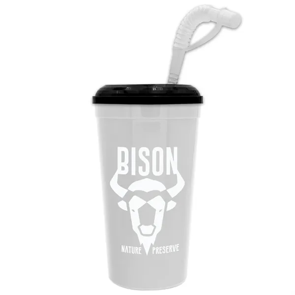 Stadium cup, 32 oz. with Lid and Straw BPA free.... from ASI 40480 Koozie Group