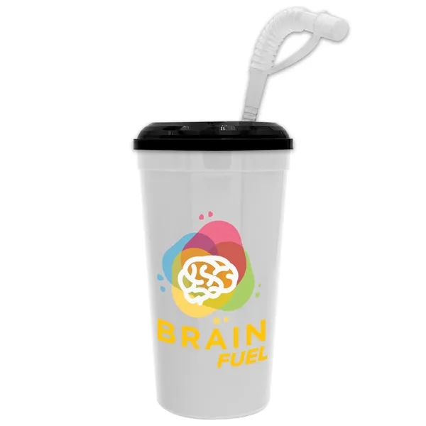 Stadium cup, 32 oz. with Lid and Straw BPA free.... from ASI 40480 Koozie Group