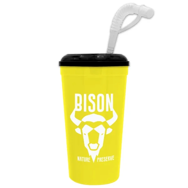 Stadium cup, 32 oz. with Lid and Straw BPA free.... from ASI 40480 Koozie Group