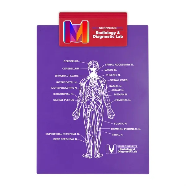 Letter size clipboard with shaped clip. Holds an 8 1/2" x... from ASI 40480 Koozie Group