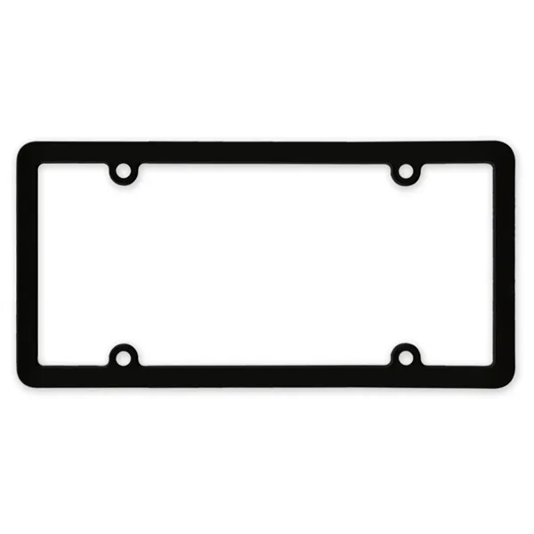 White full view license plate frame with 4-holes is designed to... from ASI 40480 Koozie Group