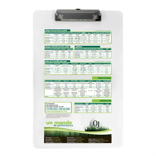 Low profile legal clipboard with sturdy metal clip, holds legal pad.... from ASI 40480 Koozie Group