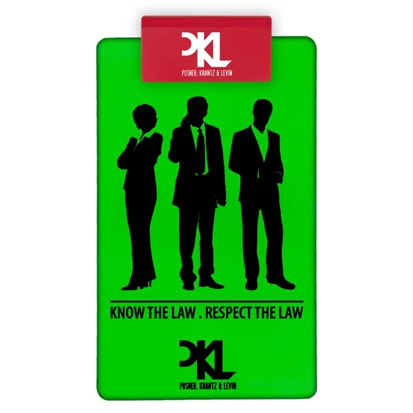 Legal Clipboard with Jumbo Clip.... from ASI 40480 Koozie Group
