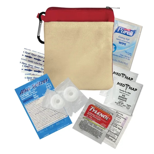 New Recovery Canvas Zipper Tote Kit. Everything You Need After a... from ASI 40480 Koozie Group