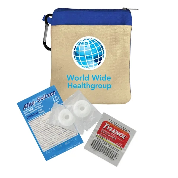 New Recovery Canvas Zipper Tote Kit. Everything You Need After a... from ASI 40480 Koozie Group