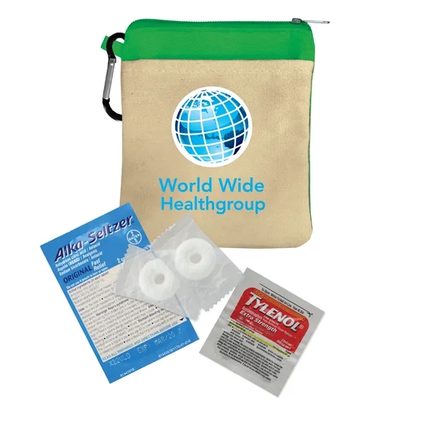 New Recovery Canvas Zipper Tote Kit. Everything You Need After a... from ASI 40480 Koozie Group
