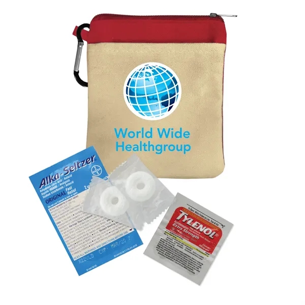 New Recovery Canvas Zipper Tote Kit. Everything You Need After a... from ASI 40480 Koozie Group
