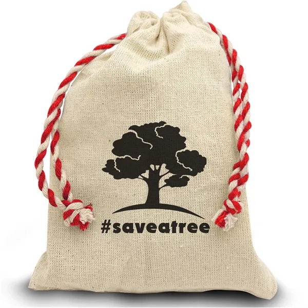 Handy Canvas Drawstring Tote... from ASI 40480 Koozie Group