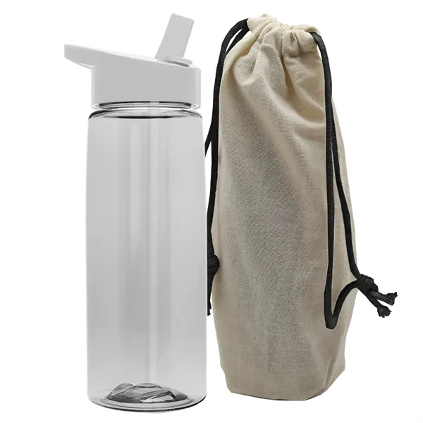 26 oz. Flair Bottle in a Cotton Tote... from ASI 40480 Koozie Group