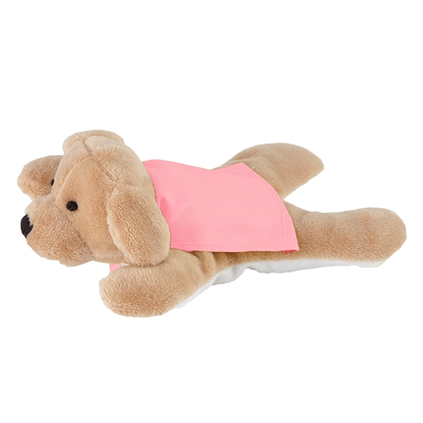 Stuffed dog with a microfiber tummy for cleaning screens of computers,... from ASI 52840 Evans Manufacturing