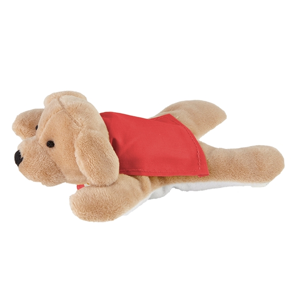 Stuffed dog with a microfiber tummy for cleaning screens of computers,... from ASI 52840 Evans Manufacturing