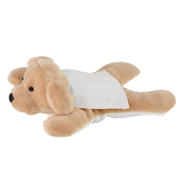 Stuffed dog with a microfiber tummy for cleaning screens of computers,... from ASI 52840 Evans Manufacturing