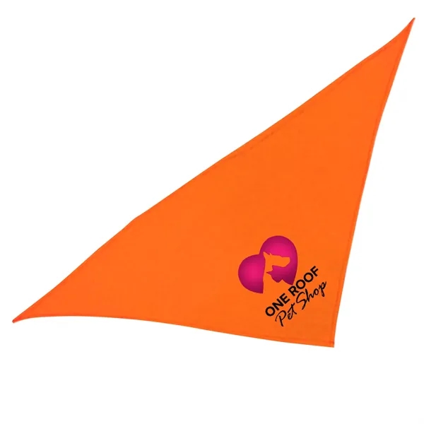 100% Cotton Triangle Bandana. Multi-purpose Bandana. Works Well As a Face... from ASI 40480 Koozie Group