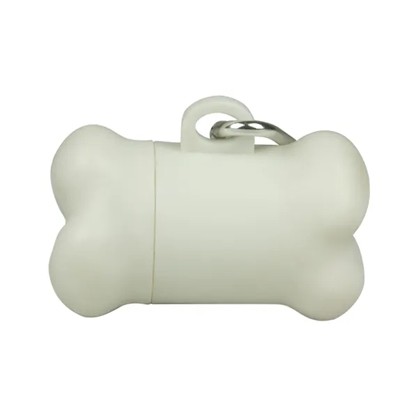 Dog pickup bag dispenser in shape of a bone.... from ASI 40480 Koozie Group