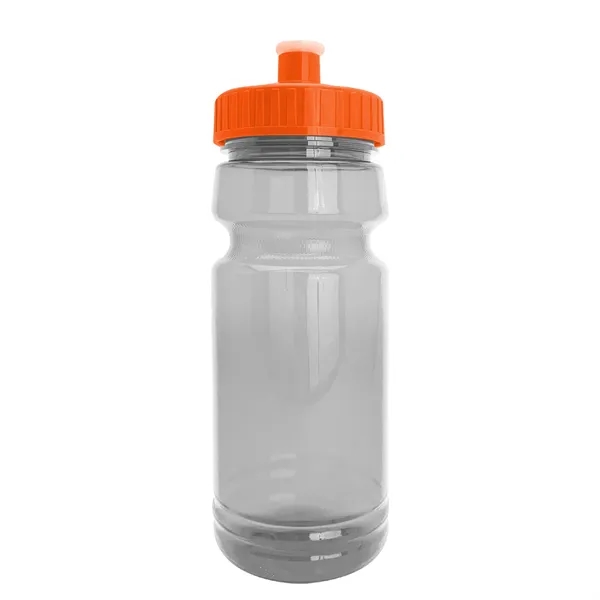 New Slim Cylinder Design 24 oz. Transparent Water Bottles with Push-Pull... from ASI 40480 Koozie Group