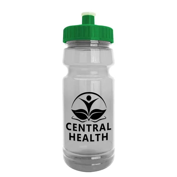 New Slim Cylinder Design 24 oz. Transparent Water Bottles with Push-Pull... from ASI 40480 Koozie Group