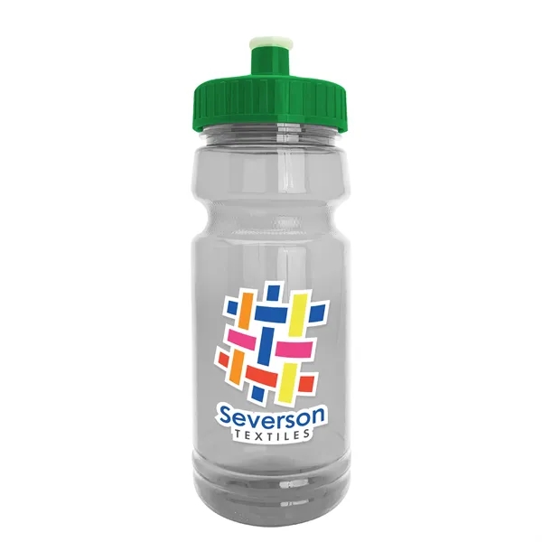 New Slim Cylinder Design 24 oz. Transparent Water Bottles with Push-Pull... from ASI 40480 Koozie Group