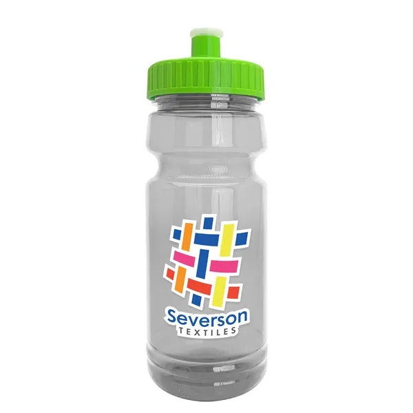 New Slim Cylinder Design 24 oz. Transparent Water Bottles with Push-Pull... from ASI 40480 Koozie Group