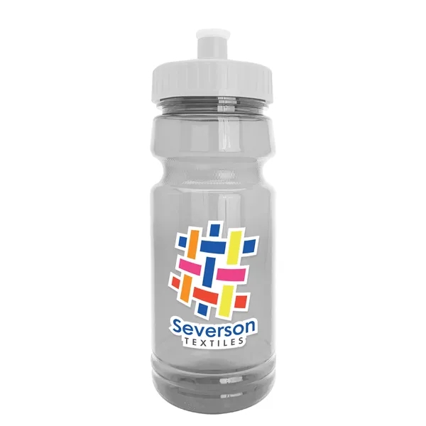 New Slim Cylinder Design 24 oz. Transparent Water Bottles with Push-Pull... from ASI 40480 Koozie Group