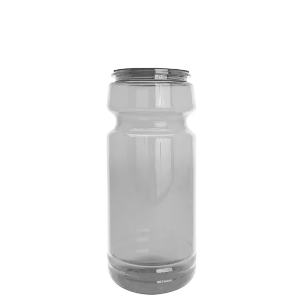New Slim Cylinder Design 24 oz. Transparent Water Bottles with Push-Pull... from ASI 40480 Koozie Group