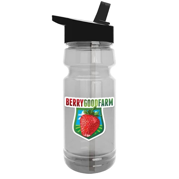 The Trainer - 24 oz. Clear Sports Bottles with Flip Straw... from ASI 40480 Koozie Group