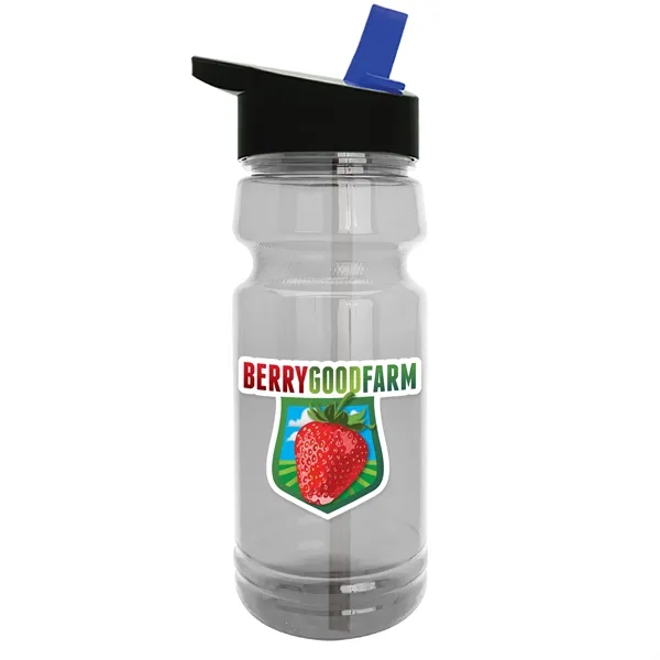 The Trainer - 24 oz. Clear Sports Bottles with Flip Straw... from ASI 40480 Koozie Group