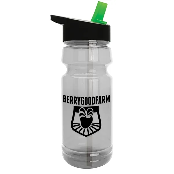 The Trainer - 24 oz. Clear Sports Bottles with Flip Straw... from ASI 40480 Koozie Group