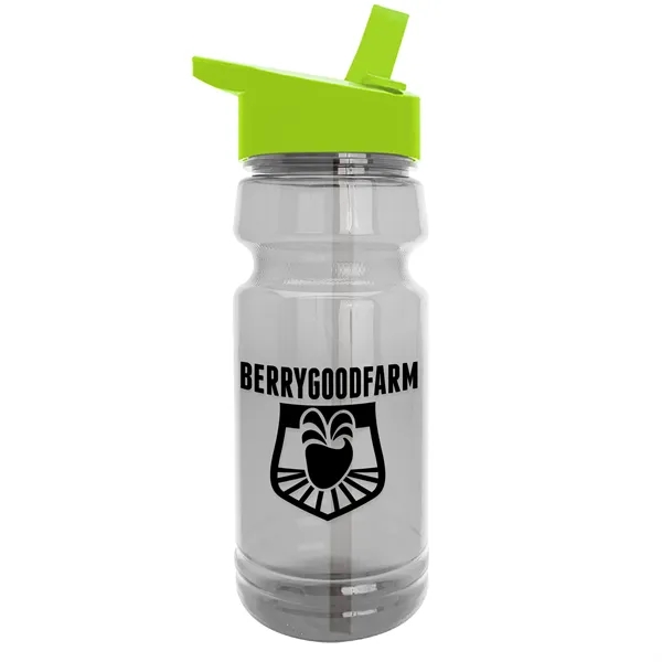 The Trainer - 24 oz. Clear Sports Bottles with Flip Straw... from ASI 40480 Koozie Group