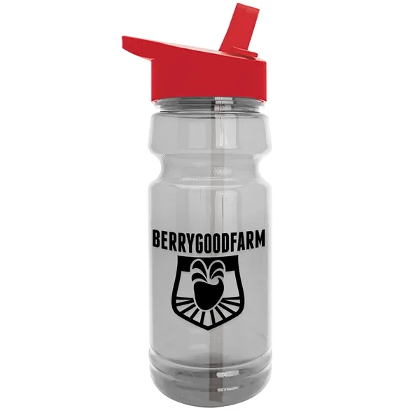 The Trainer - 24 oz. Clear Sports Bottles with Flip Straw... from ASI 40480 Koozie Group