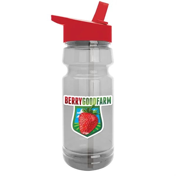 The Trainer - 24 oz. Clear Sports Bottles with Flip Straw... from ASI 40480 Koozie Group