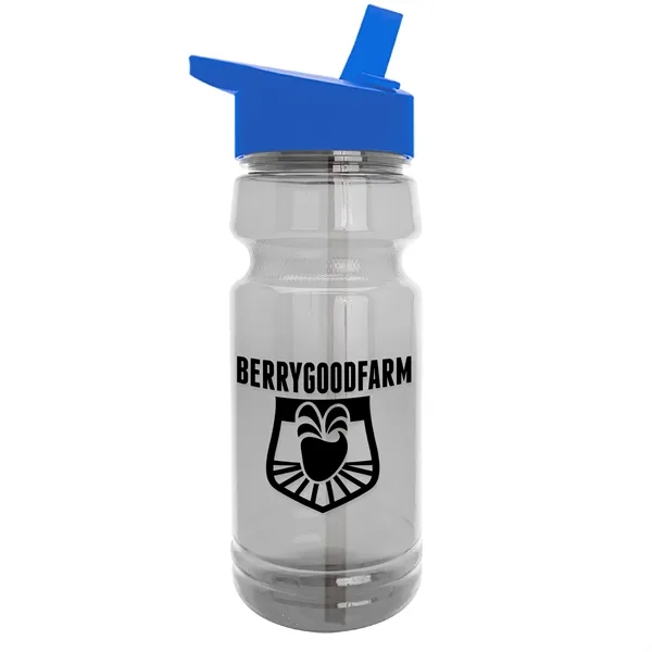 The Trainer - 24 oz. Clear Sports Bottles with Flip Straw... from ASI 40480 Koozie Group