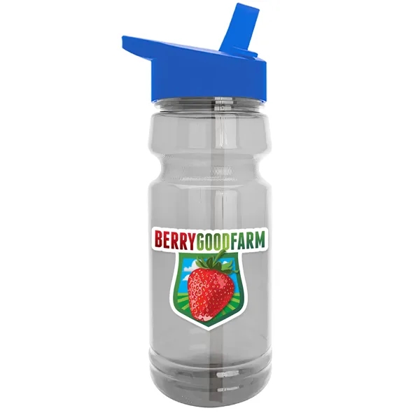 The Trainer - 24 oz. Clear Sports Bottles with Flip Straw... from ASI 40480 Koozie Group