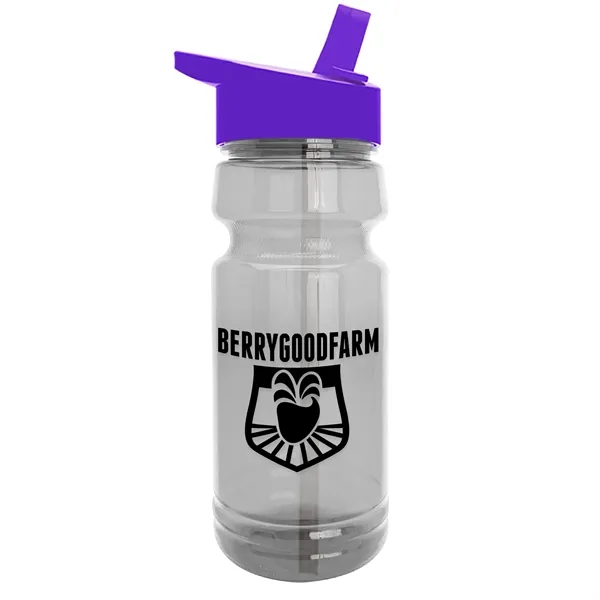 The Trainer - 24 oz. Clear Sports Bottles with Flip Straw... from ASI 40480 Koozie Group