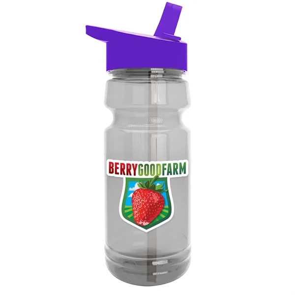 The Trainer - 24 oz. Clear Sports Bottles with Flip Straw... from ASI 40480 Koozie Group