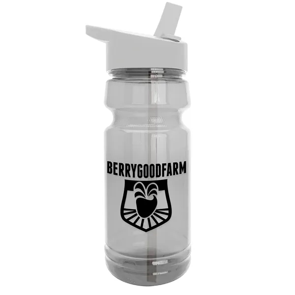 The Trainer - 24 oz. Clear Sports Bottles with Flip Straw... from ASI 40480 Koozie Group