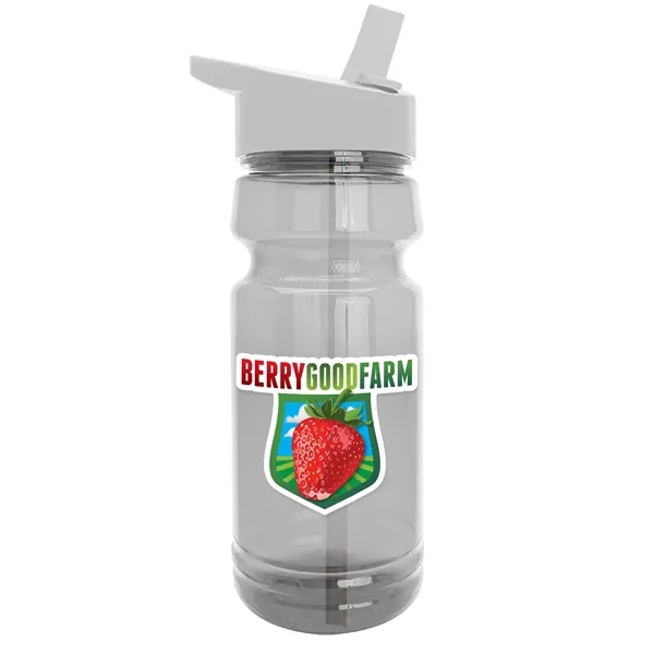 The Trainer - 24 oz. Clear Sports Bottles with Flip Straw... from ASI 40480 Koozie Group