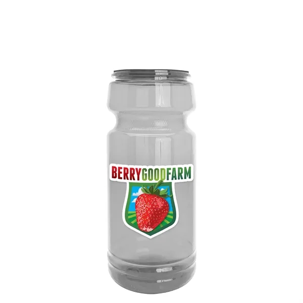 The Trainer - 24 oz. Clear Sports Bottles with Flip Straw... from ASI 40480 Koozie Group