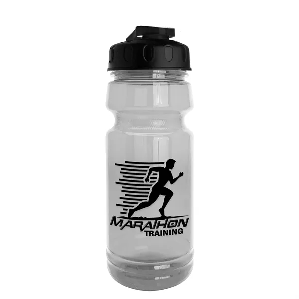 The Trainer - 24 oz. Clear Sports Bottles with USA Flip... from ASI 40480 Koozie Group