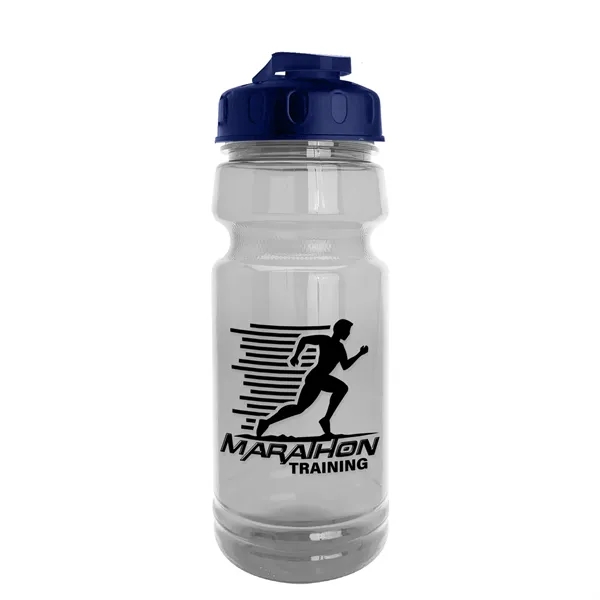 The Trainer - 24 oz. Clear Sports Bottles with USA Flip... from ASI 40480 Koozie Group