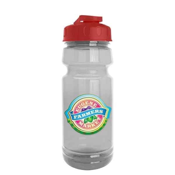 The Trainer - 24 oz. Clear Sports Bottles with USA Flip... from ASI 40480 Koozie Group