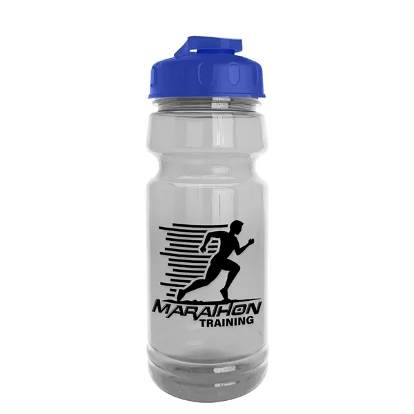 The Trainer - 24 oz. Clear Sports Bottles with USA Flip... from ASI 40480 Koozie Group