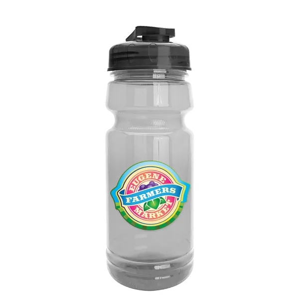 The Trainer - 24 oz. Clear Sports Bottles with USA Flip... from ASI 40480 Koozie Group