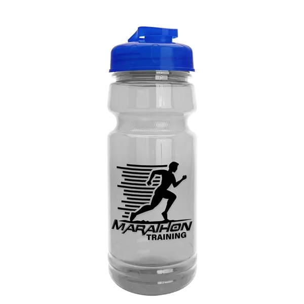 The Trainer - 24 oz. Clear Sports Bottles with USA Flip... from ASI 40480 Koozie Group