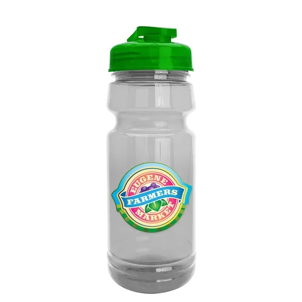 The Trainer - 24 oz. Clear Sports Bottles with USA Flip... from ASI 40480 Koozie Group