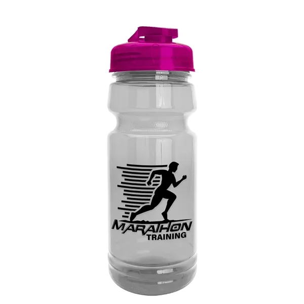 The Trainer - 24 oz. Clear Sports Bottles with USA Flip... from ASI 40480 Koozie Group