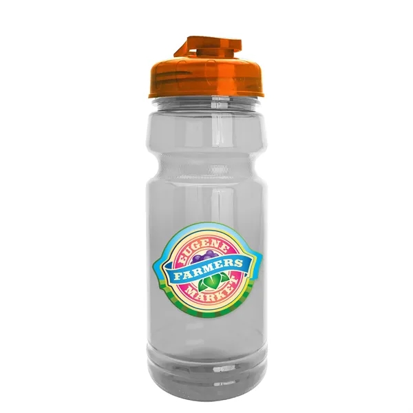The Trainer - 24 oz. Clear Sports Bottles with USA Flip... from ASI 40480 Koozie Group