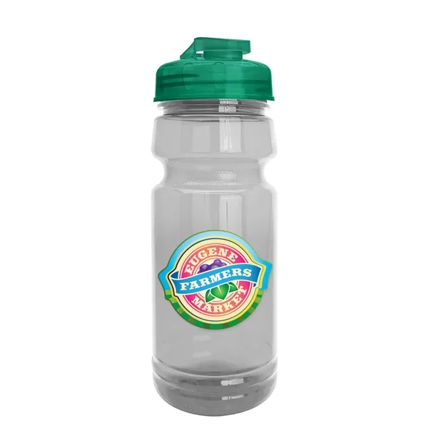 The Trainer - 24 oz. Clear Sports Bottles with USA Flip... from ASI 40480 Koozie Group
